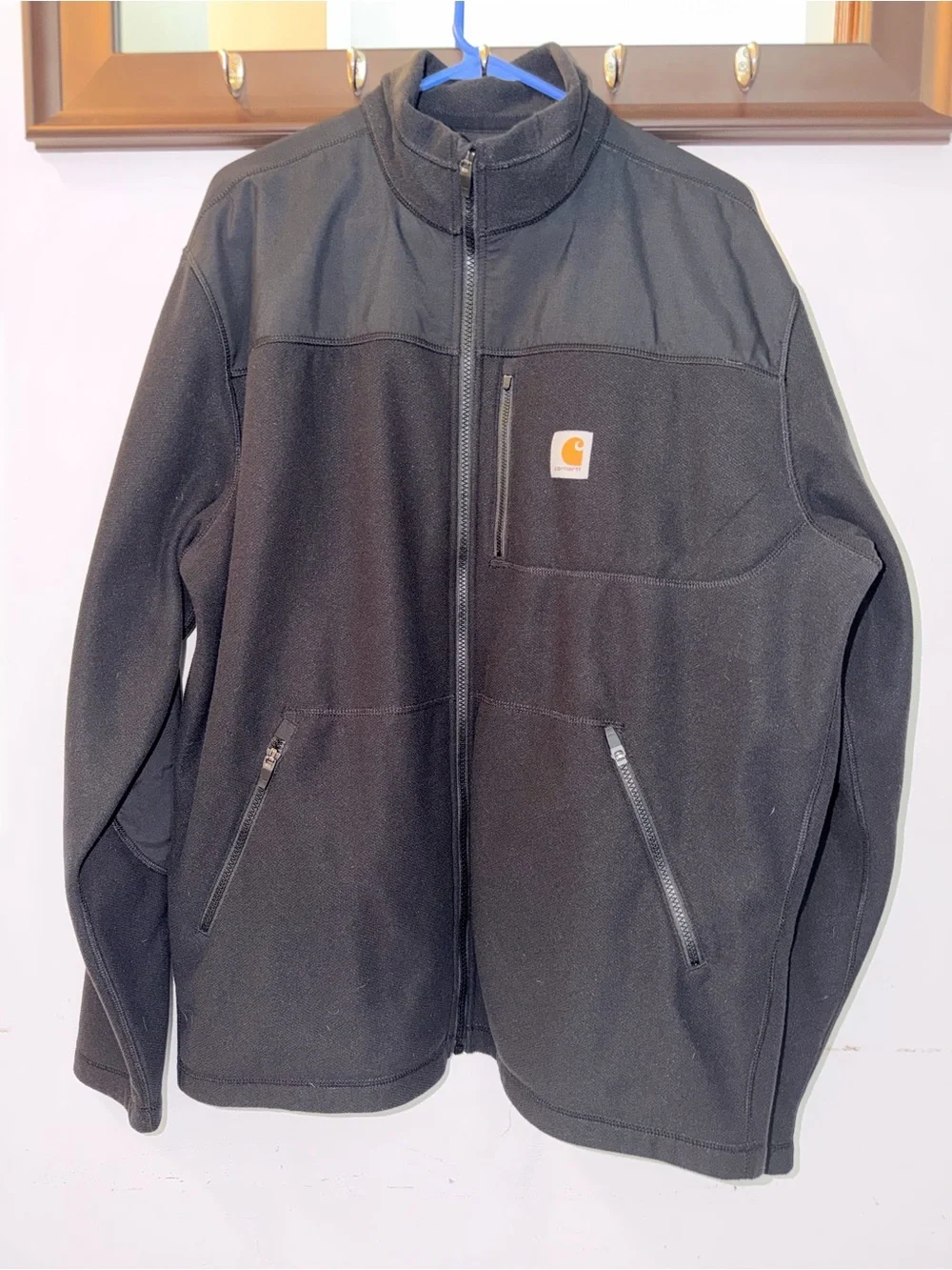 Carhartt Black Full-Zip Performance Fleece Jacket Size XL